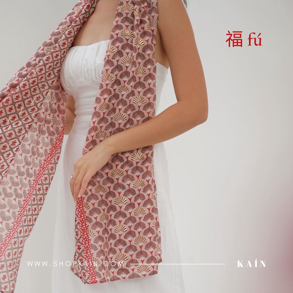 SHOPKAIN Shaan Shawl in Blush - 福 Fú Collection