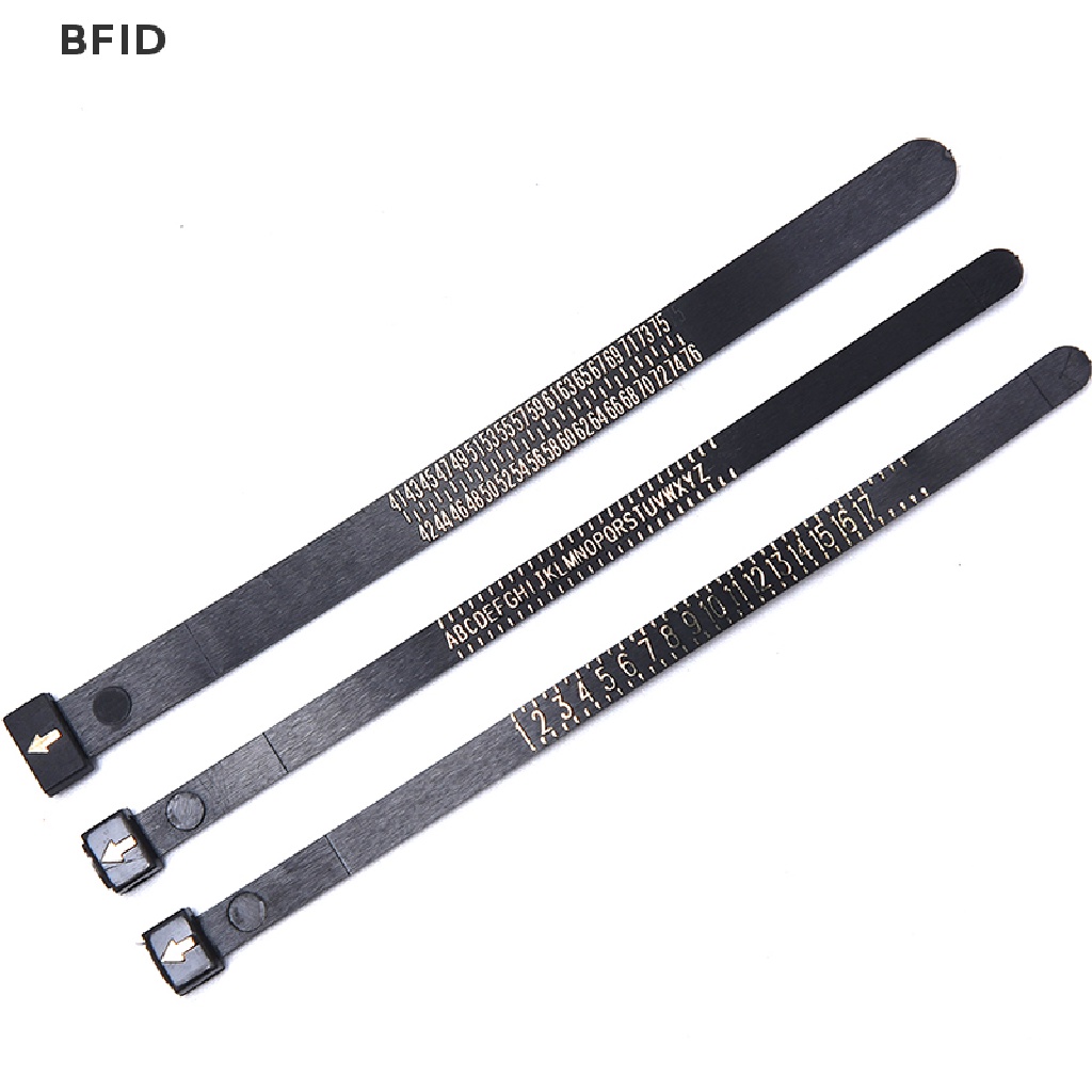 [BFID] Ring Sizer US/Eropa/UK Tape Ruler Pengukur Jari Perhiasan Measure Gauge Tool [ID]