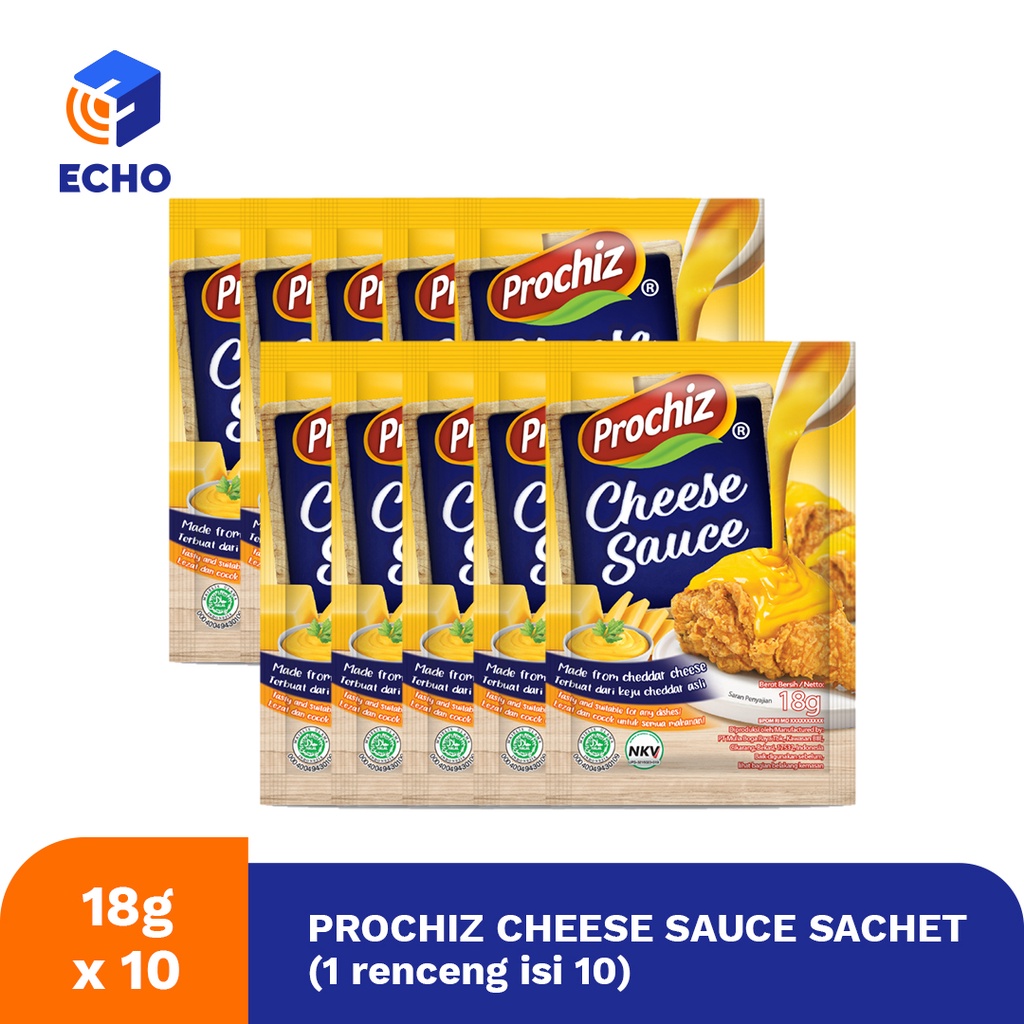 Jual PROCHIZ Cheese Sauce 18 gr 1 Renceng isi 10 pcs Shopee Indonesia