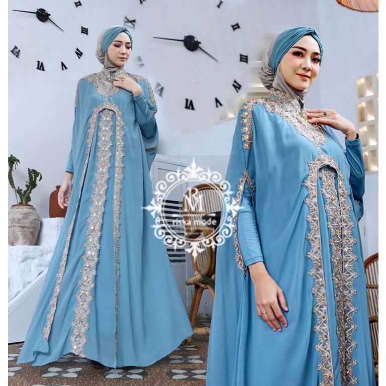 Kaftan Karmilla Free Inner dan Turban Original Butik