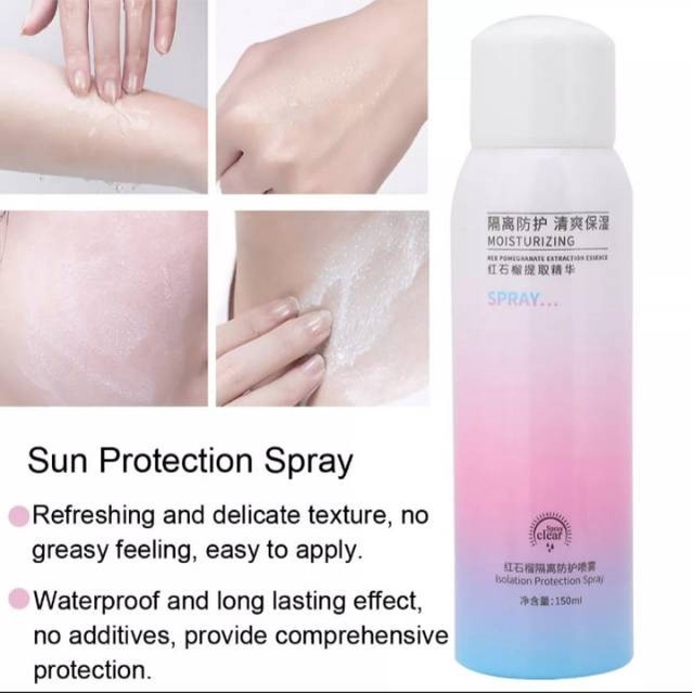 Maycreate Whitening Spray Mycreate Sunscreen Pemutih Badan Ampuh dan Cepat Original BPOM 150ml