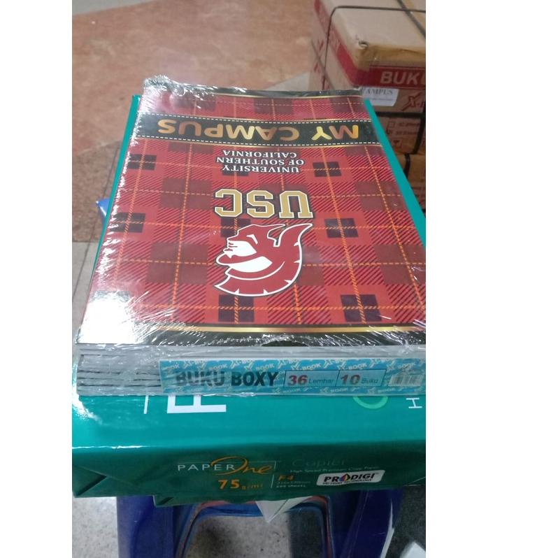 

Diskon | TD4 | PROMO Buku Tulis Campus 36 lembar PANJANG X-BOX (per pack)