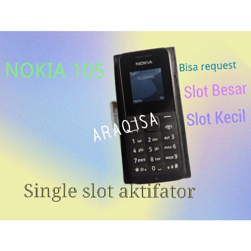 Hp otp aktivator Nokia 105 single sim termurah