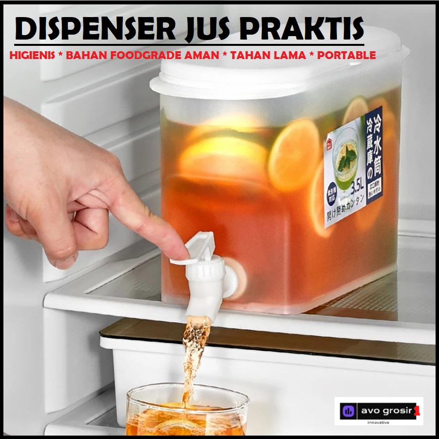 Dispenser Air Minum Jus Juice Botol Minum Galon Kulkas Water