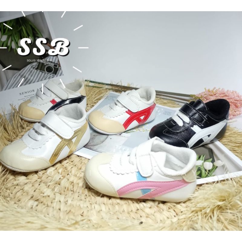 Sepatu bayi | balita | prewalker  tigerlist laki-laki/perempuan umur 0-12bulan belajar berjalan dan merangkak murah