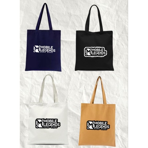 Tote Bag Kanvas Murah Mobile Legend Pria Wanita /Totebag Tote Bag Tas Terbaru