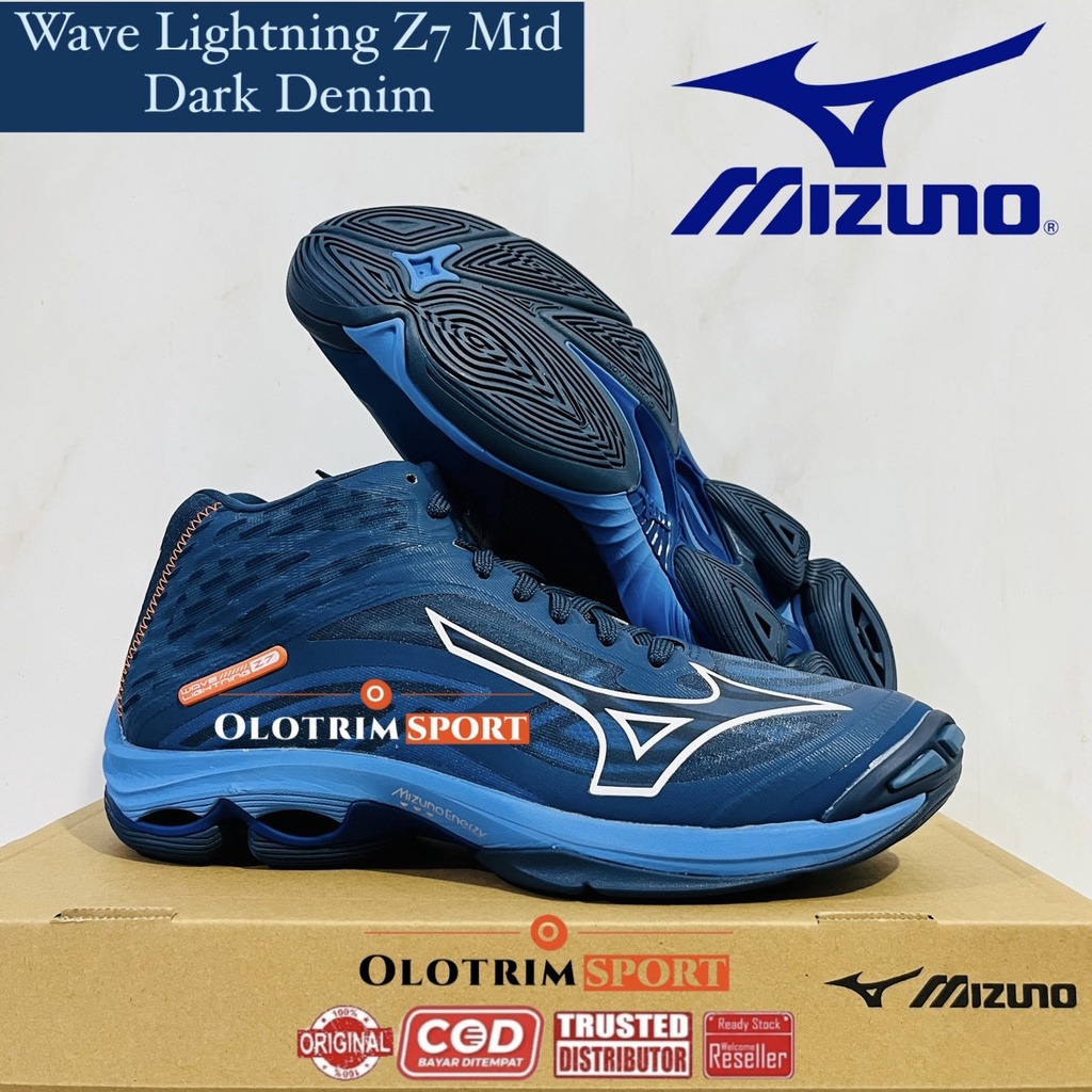 Jual Sepatu Mizuno Wave Lightning Z7 Mid Wlz7 Wlz 7 Original Shopee Indonesia 