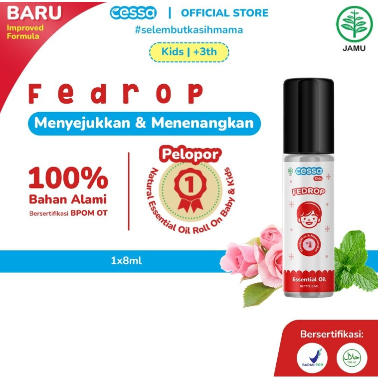 Cessa baby essesnsial oil anak No More Fever - Essential Oil Penurun Demam cessa baby