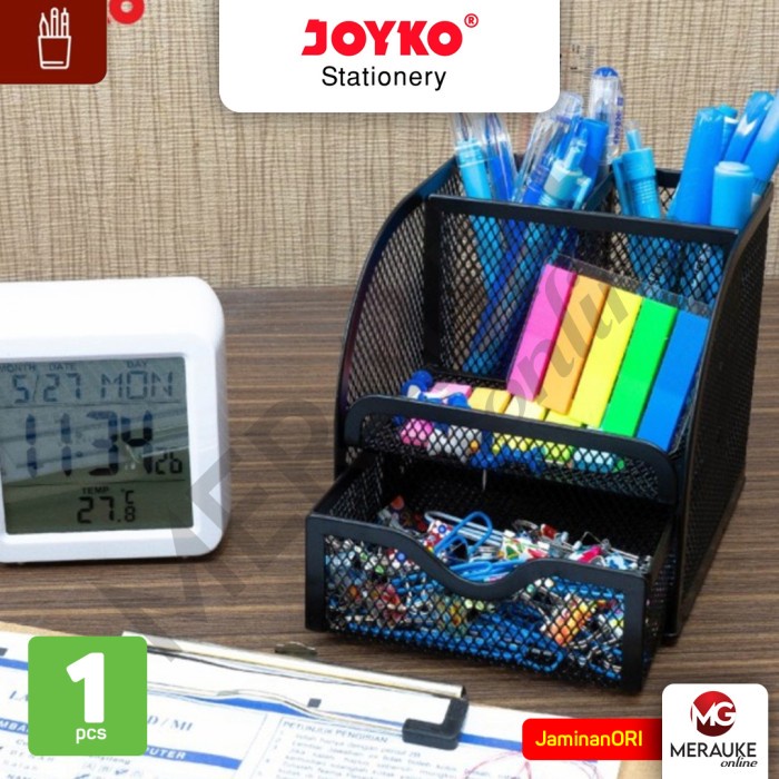 

Terlaris ✨ -JOYKO Desk Set / Pen Holder / Tempat Alat Tulis Jaring Jala DS-18- 2.1.23
