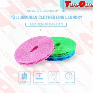 Tali Jemuran pakaian - Tali serba guna - panjang 3,5M - Tali jemuran kekinian
