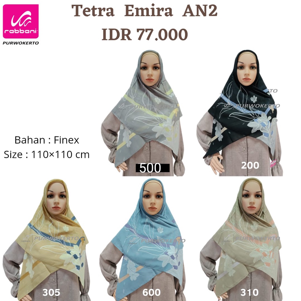 SEGIEMPAT RABBANI MOTIF TERBARU - TETRA RABBANI MOTIF