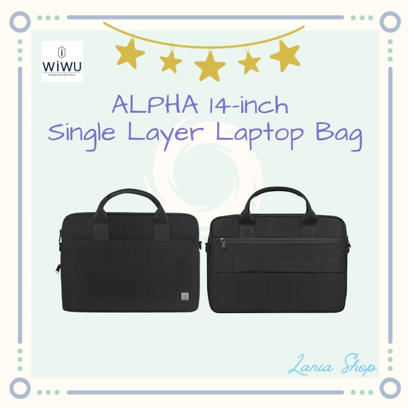 WIWU ALPHA 14-inch Single Layer Laptop Bag - Tas Laptop 14 inci