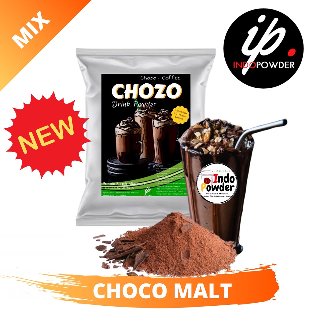 Bubuk Minuman COKLAT MALT l CHOCO MALT 1 Kg Untuk Minuman Kekinian