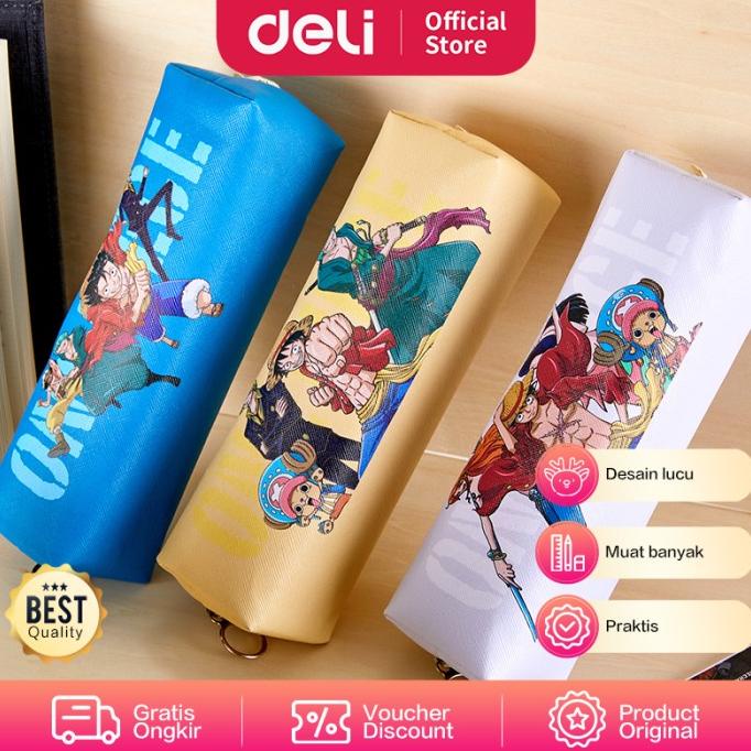 

Deli School Pencil Case / Tempat Pensil Karakter One Piece Lucu EH913