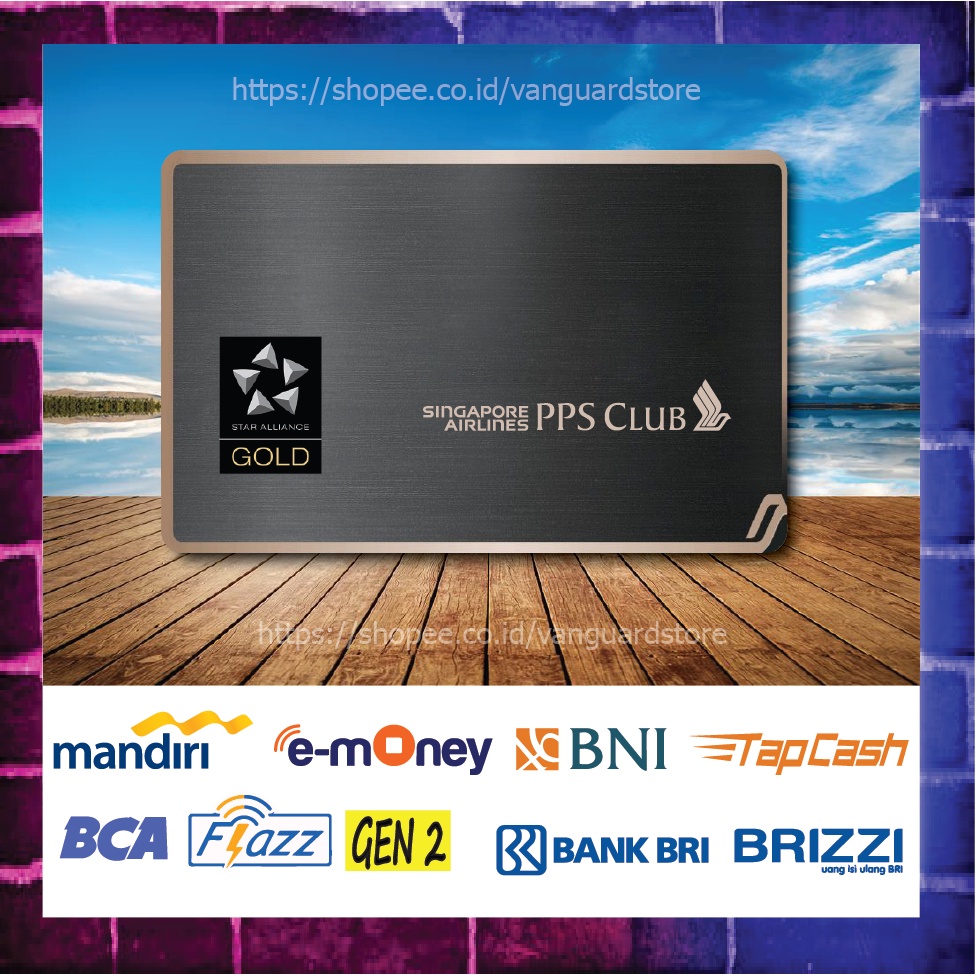 KARTU E MONEY E TOLL KARTU PPS CLUB GOLD DEBIT CREDIT EMONEY MANDIRI FLAZZ BCA BNI TAPCASH BRIZZI BRI - 1 SISI