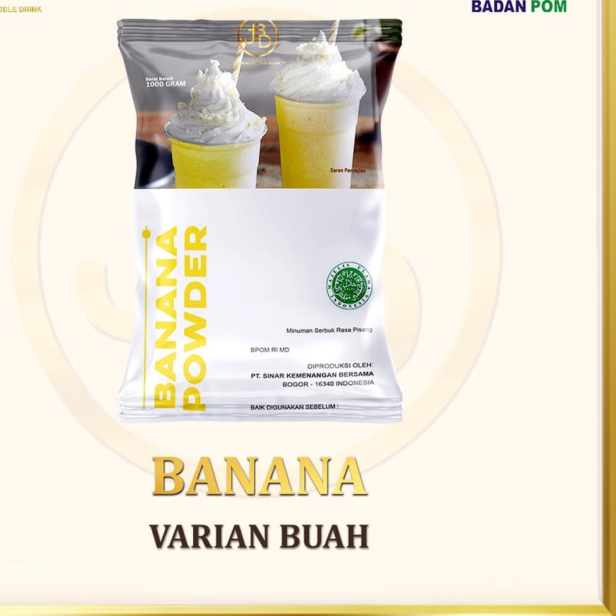 

Sale[HJ]-Bubuk Minuman BANANA -Jakarta Bubble Drink | BPOM&HALAL