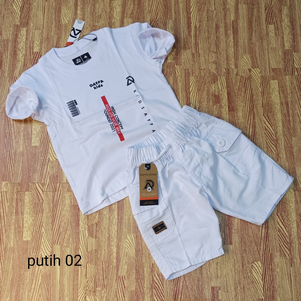 SETELAN KAOS ANAK USIA 1-8TAHUN