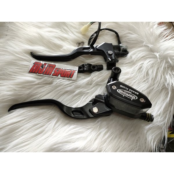 master rem domino oval mdl RCB 14mm plus handle kiri 1set . master rem oval domino seset plus handle
