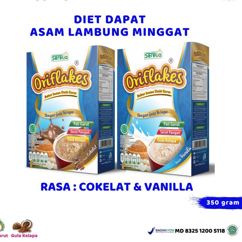 

❀ Oriflakes Slim Diet Sereal Umbi Garut Asam Lambung Gerd Maag oriflakes slimy ⅎ