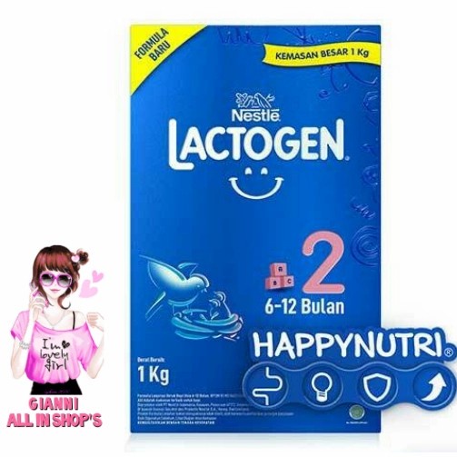 Jual LACTOGEN 2 Susu Formula 6 - 12 Bulan Box 1Kg / 1 Kg / 1000 Gr ...