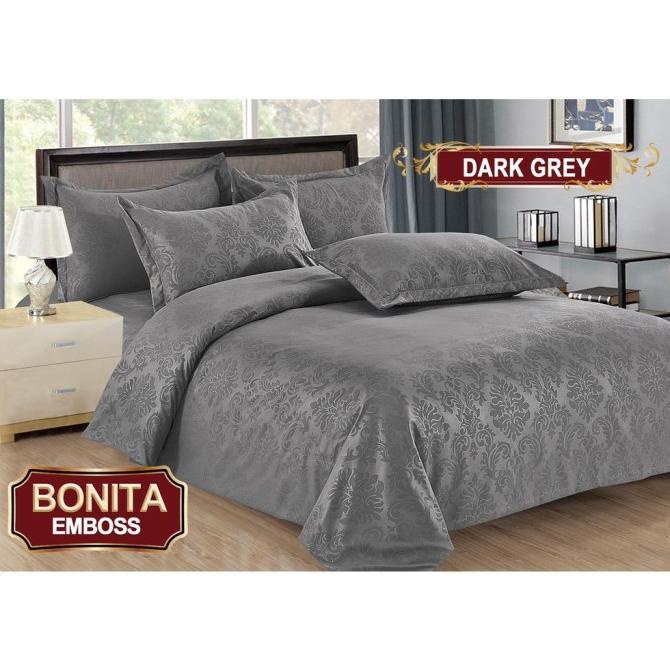 BONITA - bedcover set 180x200 bonita polos emboss - sprei bonita polos