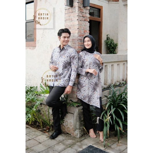 Maura Couple - Sania Ruffle Batik Couple Ori Ndoro Jowi  Garansi Termurah Shopee