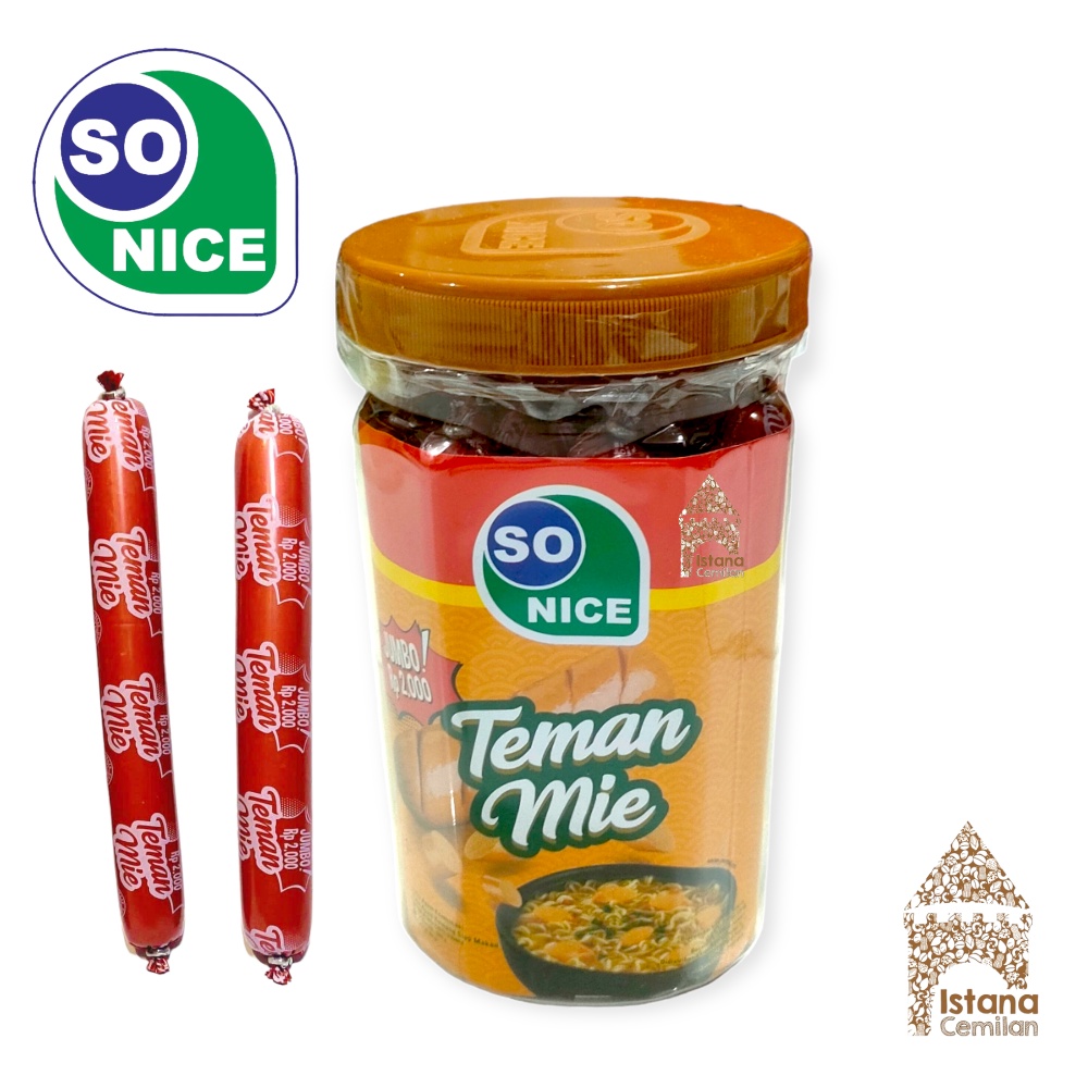 So Nice Teman Mie Sosis Rasa Ayam Bawang JUMBO (isi 17 pcs)