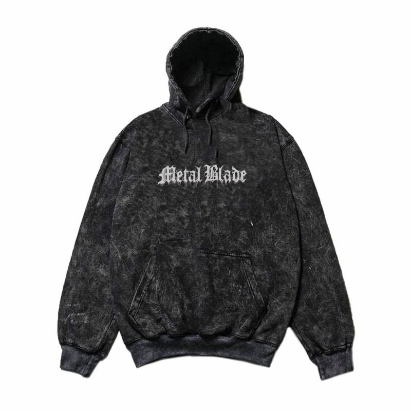 Sweater Hoodie Washed Distro Motif Metal Blade Metal | Jaket Hoodie Sandwash Pria