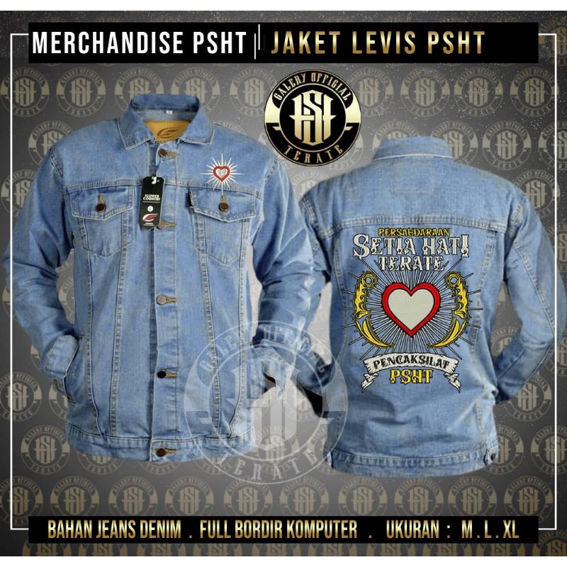 Jaket Levis Bordir Terate Hati Tendangan