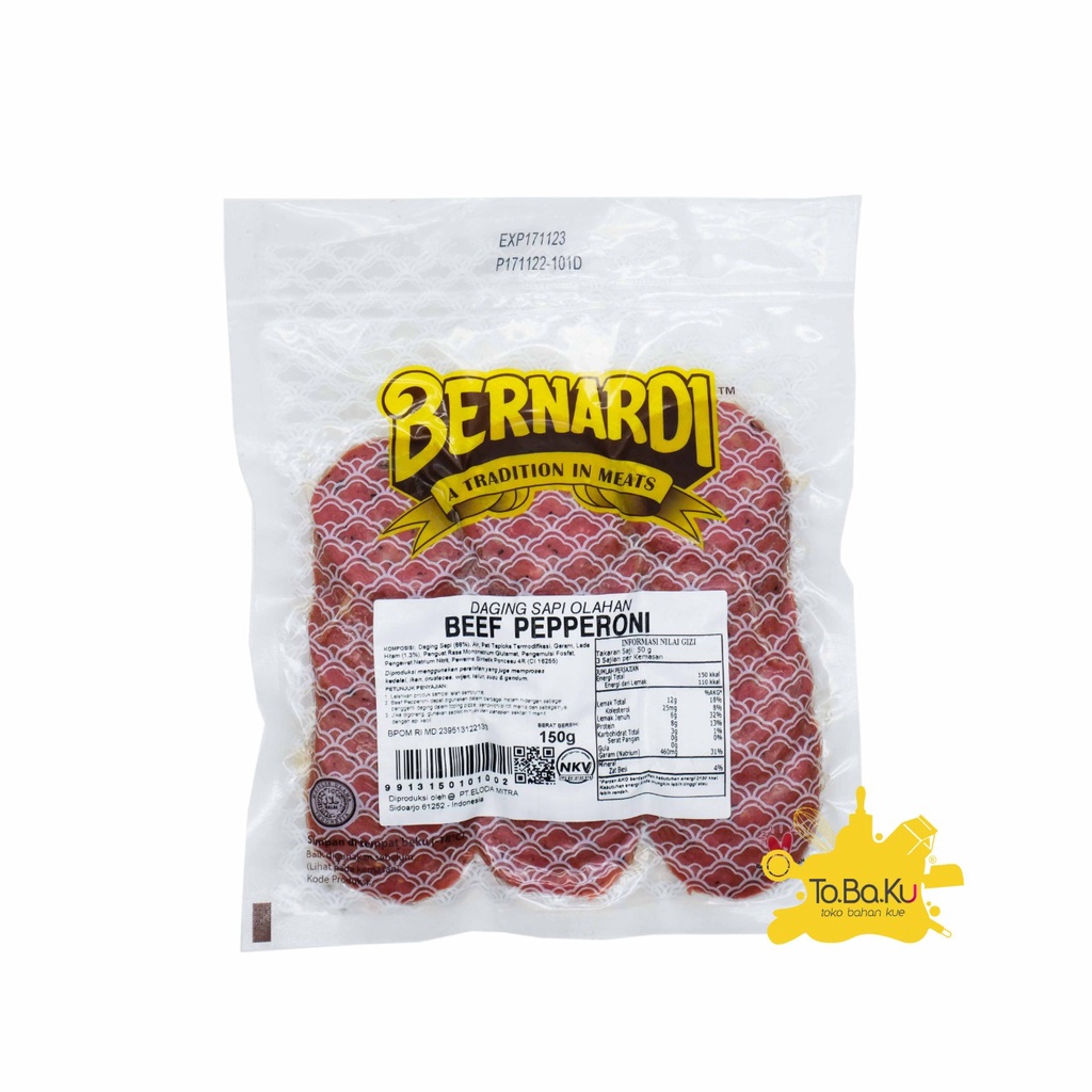 

Bernardi Beef Pepperoni (Frozen)