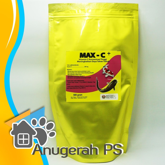 Vitamin Ikan Max C+ 500 Gram