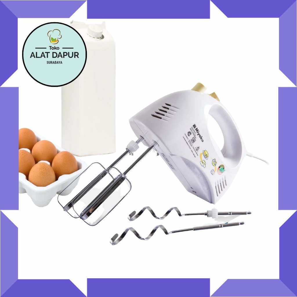 Hand Mixer Listrik Pencampur Miyako HM 620 - HM620 Mixer Tangan 190 watt Original