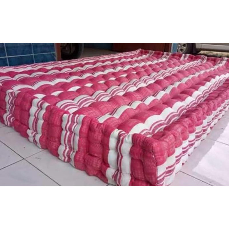URUNG KAIN KASUR JADUL, BUNGKUS KAPUK AWET, BAHAN KATUN, TEBAL, TIDAK LUNTUR
