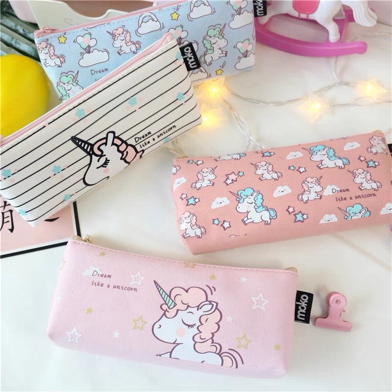 TEMPAT PENSIL MOTIF UNICORN UNTUK ANAK PEREMPUAN / UNICORN PENCIL CASE / KOTAK PENSIL BENTUK UNICORN / KOTAK PENSIL ANAK TAHAN AIR TAHAN KOTOR / TEMPAT PENSIL ANAK LUCU WARNA WARNI / PASTEL ORGANIZER / KOTAK PENSIL KAPASITAS BESAR SERBAGUNA / KUDA PONI KU