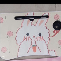 Meja Belajar Lipat Meja Belajar Anak Motif Karakter Gambar Ukuran 50 x 30 x 28 cm-Kelinci