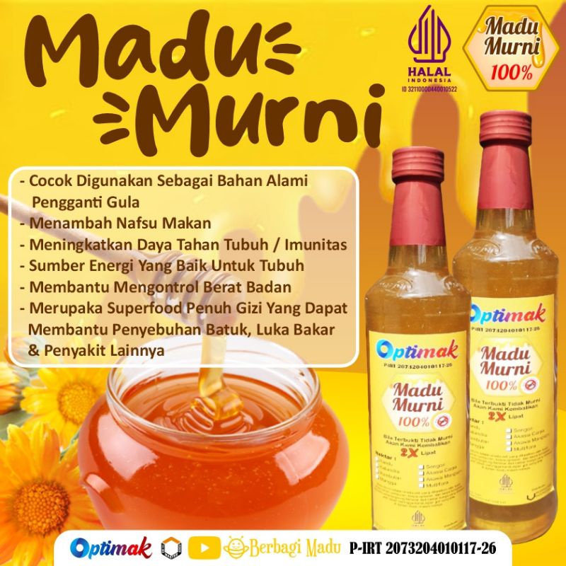 

BISA COD PROMO MADU ASLI MURNI By Optimak BERBAGI MADU