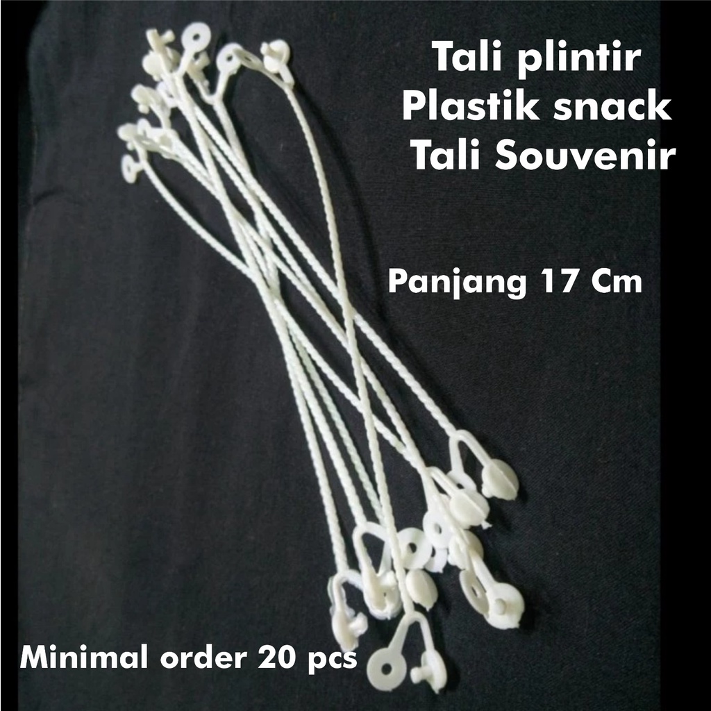 tali plintir plastik snack tali plintir pegangan souvenir jinjing