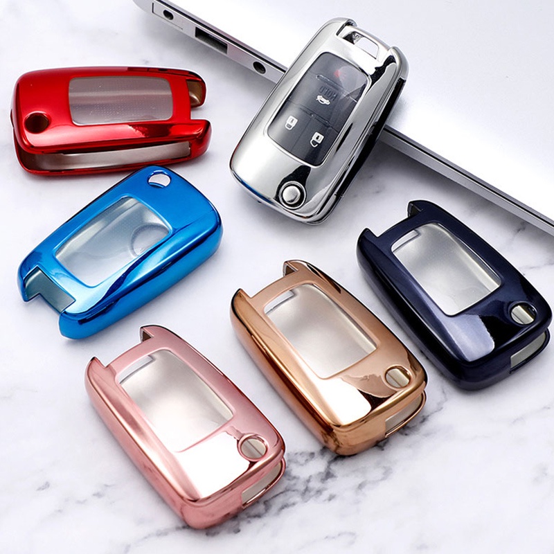 Casing Kunci Remote Mobil TPU Cover Shell Fob Untuk Buick Chevrolet Cruze Aveo Trax Opel Astra Corsa Meriva Zafira Antara J