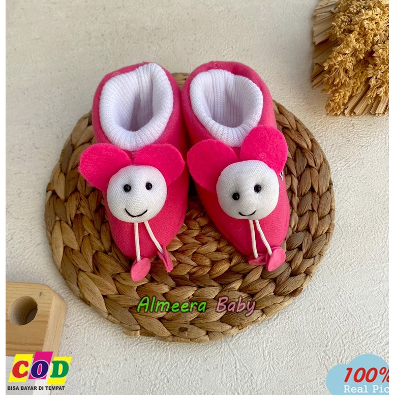 Sepatu Bayi Prewalker Motif Karakter Boneka Usia 3-12 Bulan Almeera Baby and Kids