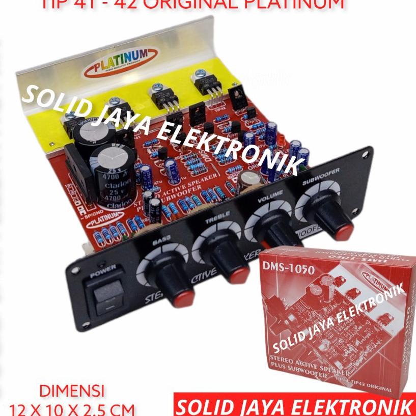 ➦ KIT POWER SPEAKER AKTIF DMS-1050 TR FINAL ASLI TIP41 TIP42 TRANSISTOR ASLI TIP 41 42 ORIGINAL PLUS