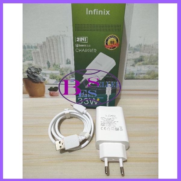 charger infinix 33 Watt original fastcharging Bergaransi 1 Minggu