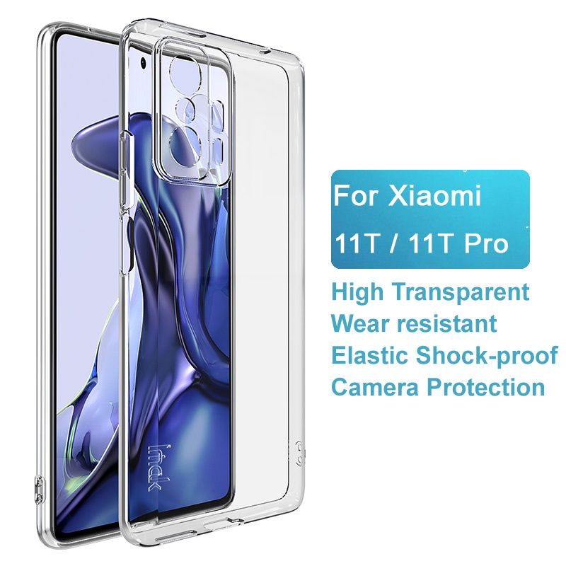 Imak Case Xiaomi 11T / 11 T Pro Mi 5G Silikon Casing Clear Soft TPU Silicone Bening