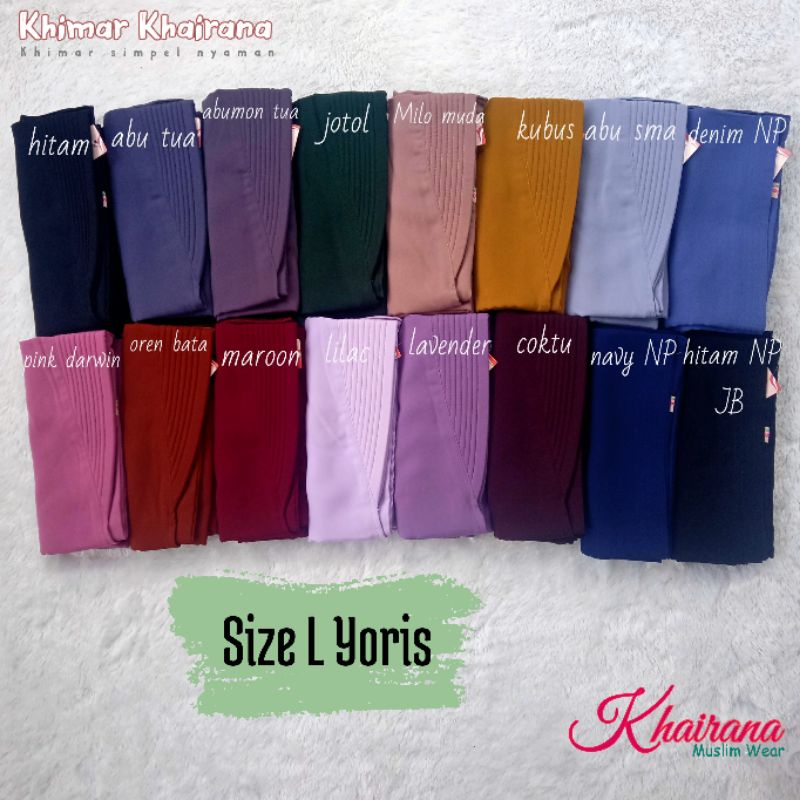 Khimar Khairana Size L Yoris
