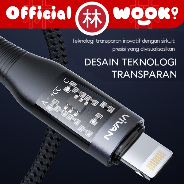 VIVAN Explore-CL USB-C to Lightning PD Quick Charge Kabel Data Cable