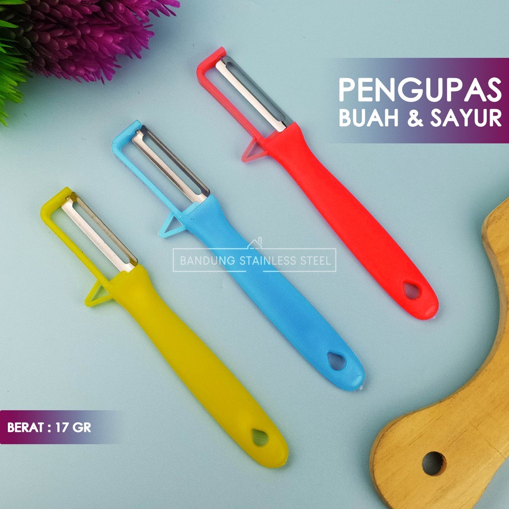 peeler pengupas buah sayur kupas wartel fruit slicer pisau serut parut murah lucu