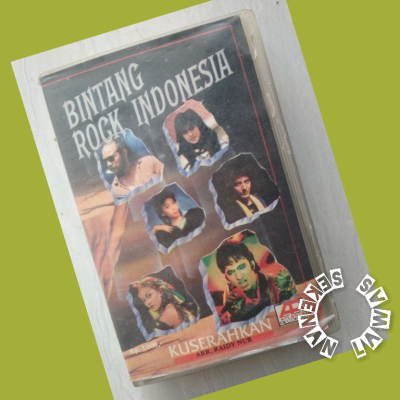 Kaset Pita Bintang Rock Indonesia /Ikang Fawzi, Delly Rollies, Ahmad Albar, Reny Jayusman dkk