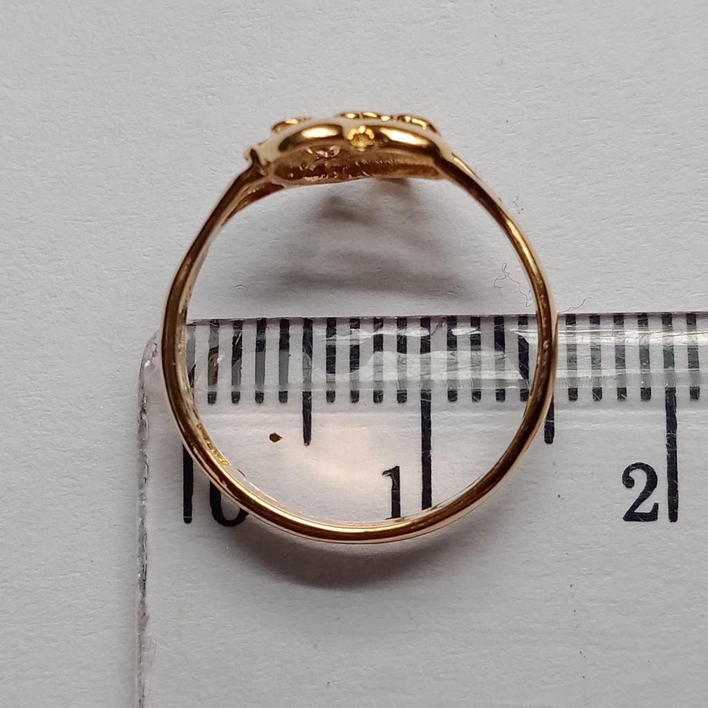 Cincin anak emas 17k - 1.25 gr kadar 750 - 4103