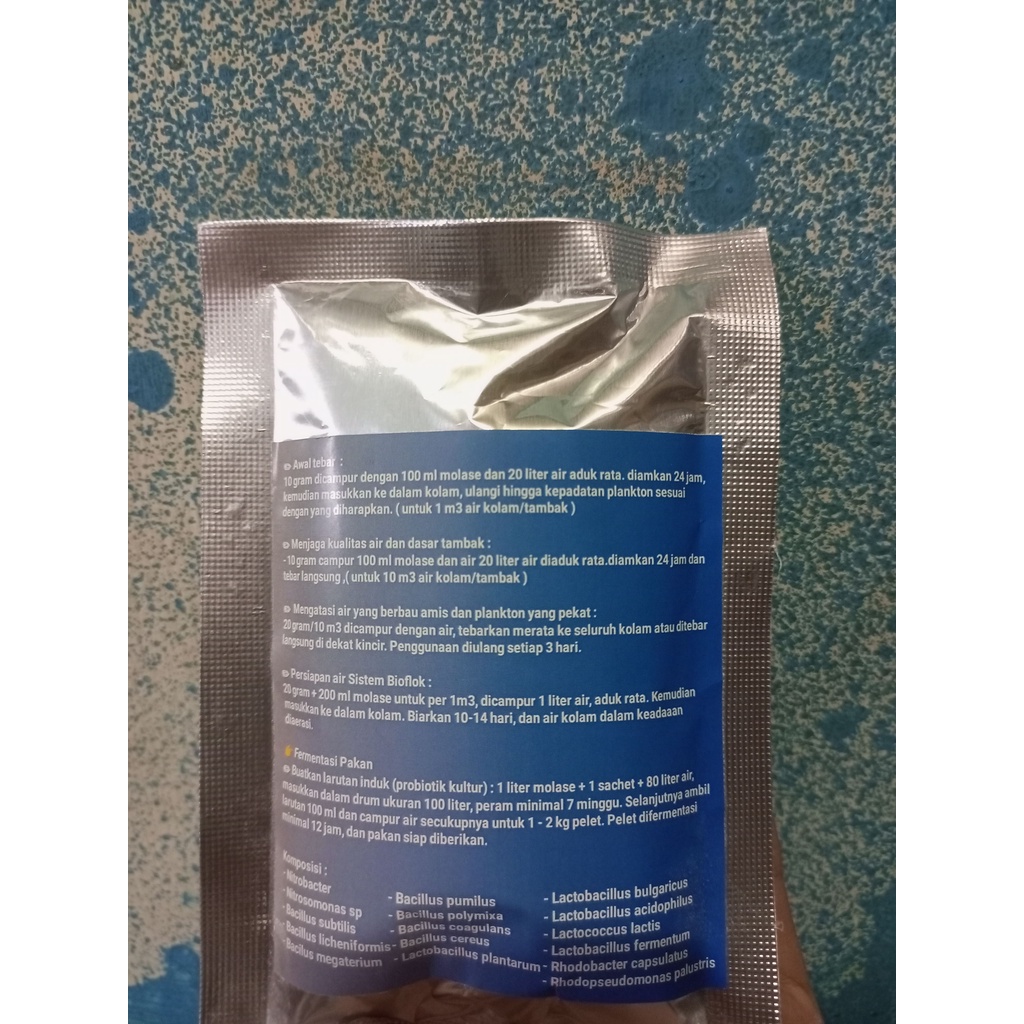 Probiotik Promix Plus 100 Gram / Probiotik Bioflok / Probiotik Ikan / Probiotik Udang / Kolam
