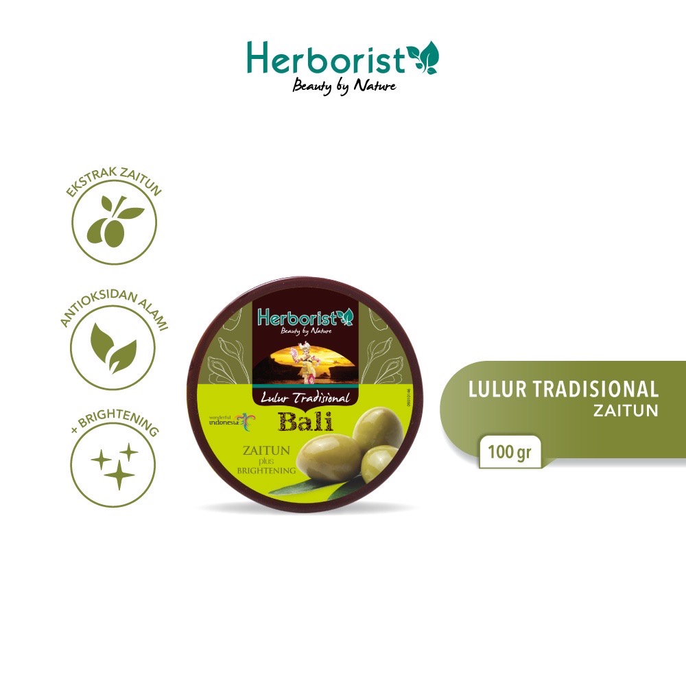 Herborist Lulur Tradisional Bali plus Whitening 100gr - 200gr