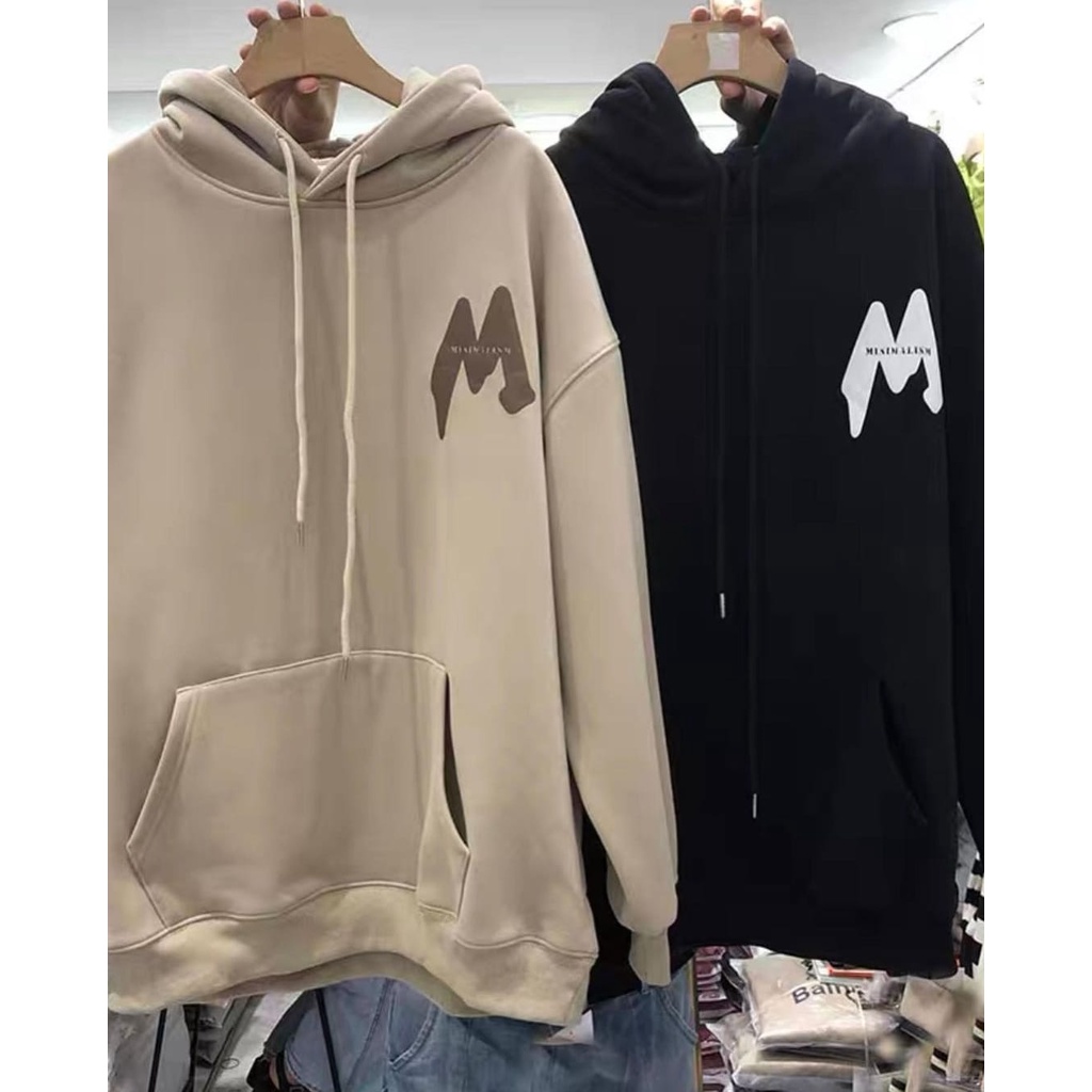 SWEATER HOODIE UNISEX WANITA PRIA OVERSIZE / MINIMALISM HOODIE SWEATER OVERSIZE